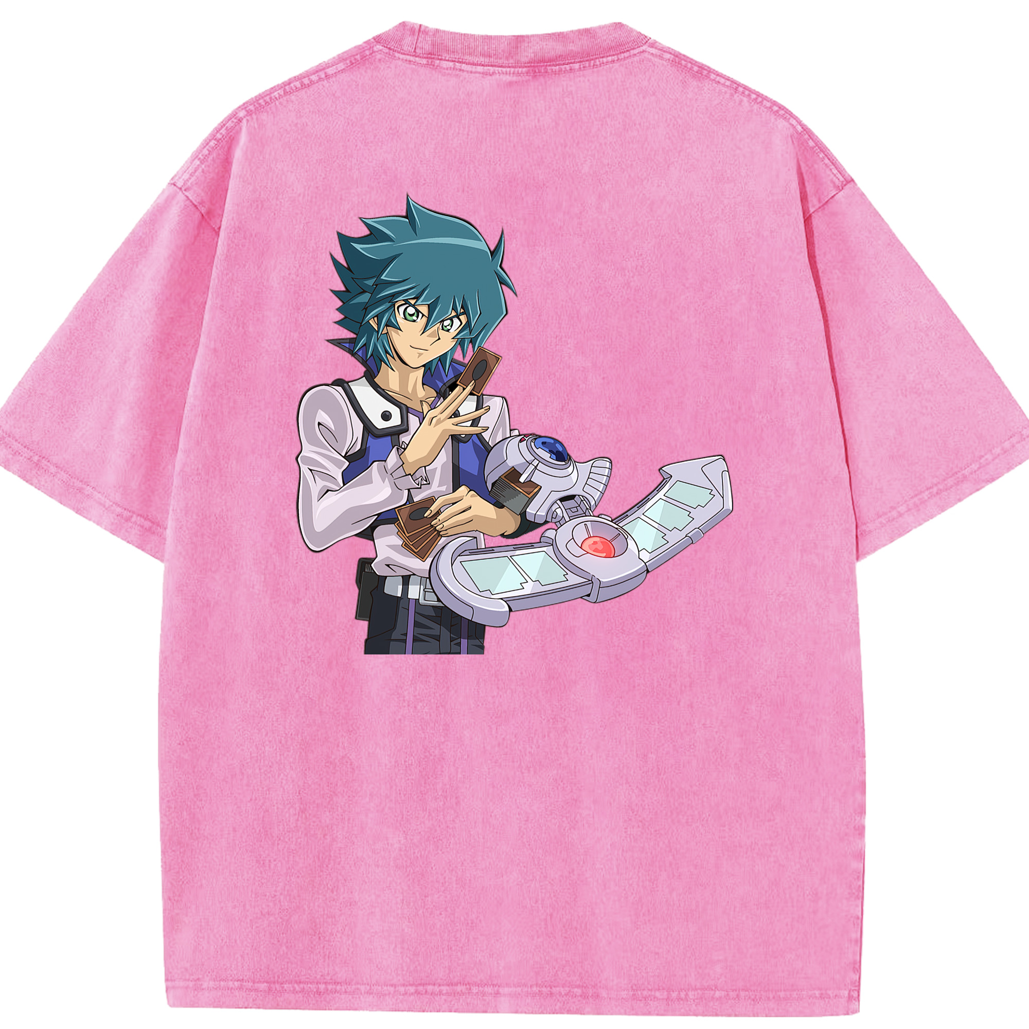 （画像用） 遊☆戯☆王 Yu-Gi-Oh! 綿100% ヴィンテージ風 半袖Tシャツ（背面プリント）